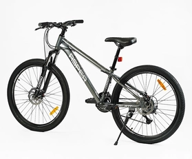 Велосипед 26 AL Corso «ASPER» SP-26900 алюміній 13", (к-т LTWOO-A2) сірий