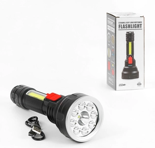 Ліхтар світлодіодний акумуляторний FL-078, 4 режими, USB, індикатор заряду