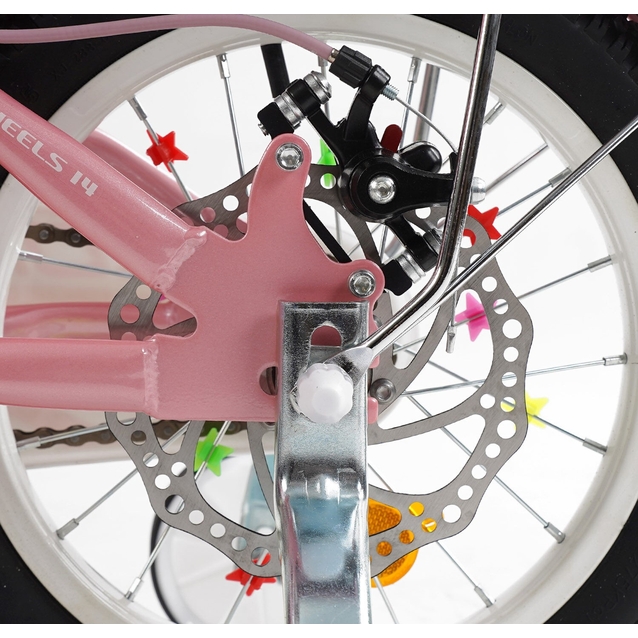 Дитячий велосипед 14 ST Corso «NICE» NC-14362 дискові гальма, рожевий фото westvelo.com