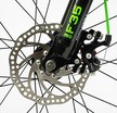 Велосипед 20 MG Corso «F35» MG-20355 магній 11", (к-т SHIMANO) чорно-салатовий фото westvelo.com