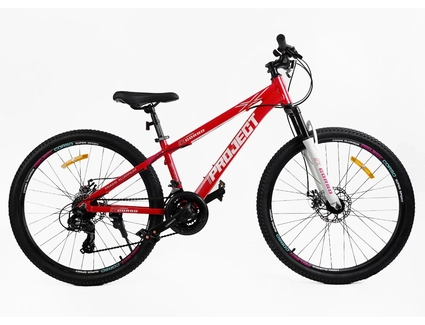 Велосипед 26 AL Corso «PROJECT» R-26176 алюміній 13", (к-т Saiguan) рожевий