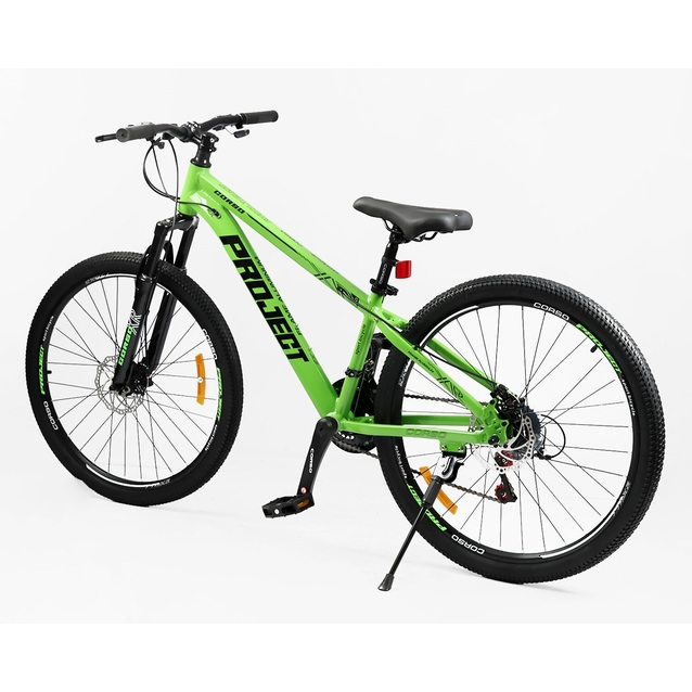 Велосипед 26 AL Corso «PROJECT»  RJ-26965 алюміній 13", (к-т SunRun) салатовий фото westvelo.com