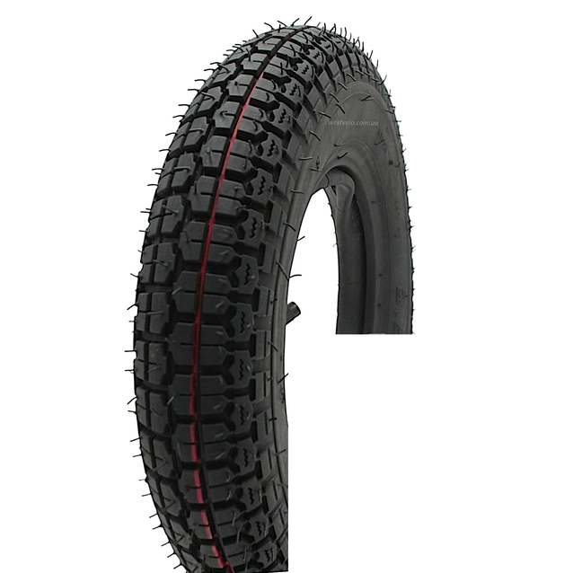 Покришка "08" 3.50-8 PERFECT (115-117) + камера, напівшип ТТ фото westvelo.com