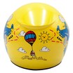 Мото шолом дитячий, відкритий (S) (T69) Minions (літаки) жовтий, глянцевий, (прозорий візор) фото westvelo.com