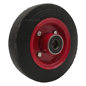 Колесо для візка 2.50-4 під вісь Ø20 Лите (6204 підшипник)