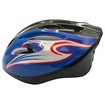 Вело шолом "TK Sport" 981 чорно-синій "Полум'я" фото westvelo.com