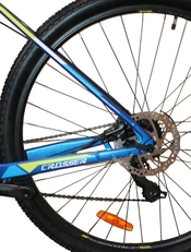 Велосипед 29 AL Crosser «MT-036» алюміній 19", (к-т Shimano+hydraulic) синьо-жовтий