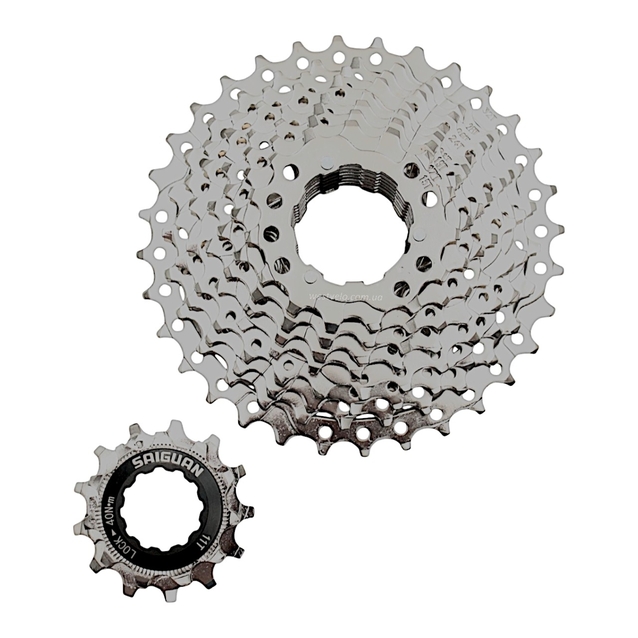 Касета 10 швидкостей SAIGUAN нікель (11‑32T) фото westvelo.com