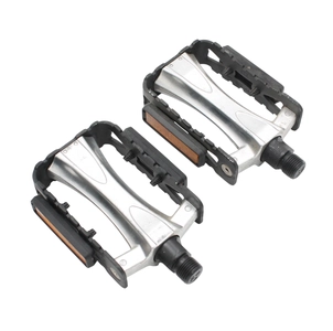 Педалі алюміній VP VP-529, чорно-сірі