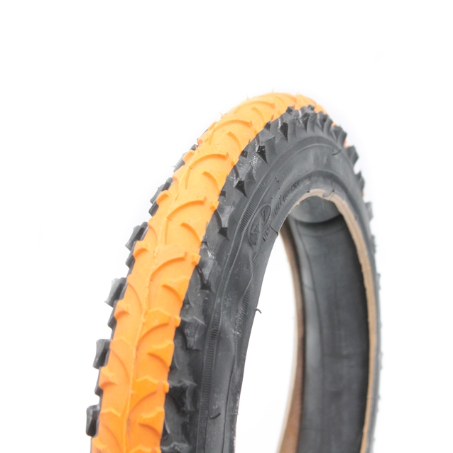 Покришка 12-2.125 чорно-помаранчева (659) шипована косичка фото westvelo.com