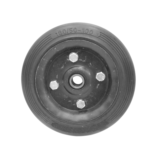 Колесо для візка 180mm (50-100) під вісь Ø17mm, широке, на 2 підшипника фото westvelo.com