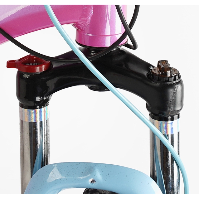 Велосипед 24 AL Corso «CONCEPT» CP-24801 алюміній 11", (к-т SHIMANO) рожево-блакитний фото westvelo.com