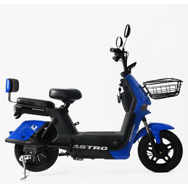 Електроскутер Corso «ASTRO» TR-507044, двигун 500W, акумулятор 60V/20Ah синій, колеса 10" фото westvelo.com