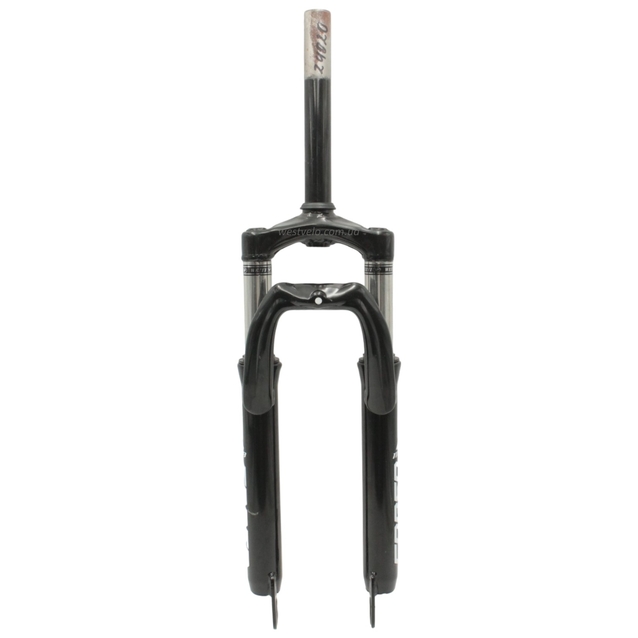 Вилка 24 аморт. безрізьб CORSO (020), чорна, disk, шток Ø28.6 L-200mm фото westvelo.com