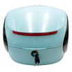 Кофр (багажник) для мотоцикла задній LIPAI (350х350х260) 32L блакитний глянцевий, крапля фото westvelo.com