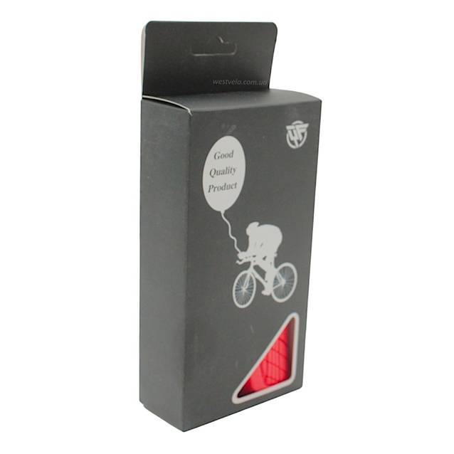 Гріпси ергономічні червоні з замком чорним L-132 фото westvelo.com