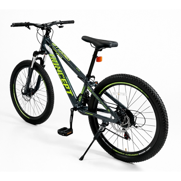 Велосипед 24 AL Corso «CONCEPT» CP-24318 алюміній 11", (к-т SHIMANO) графітовий фото westvelo.com