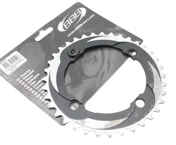 Зірка шатунів передня накладна AL BBB (7075-T6) (8-9s) (на 4/36Т/d-104mm) (Тайвань)