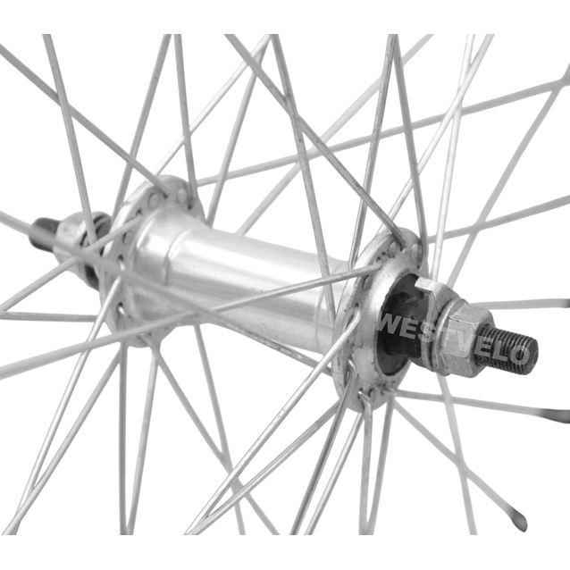 Колесо 26 перед, обід AL 1-ний чорний, втулка AL на віночках фото westvelo.com