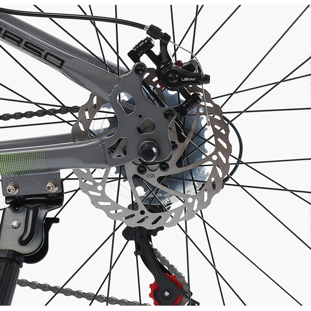 Велосипед 26 ST Corso «ENERGY» EN-26535 сталь 13", (к-т SHIMANO) сіро-жовтий фото westvelo.com