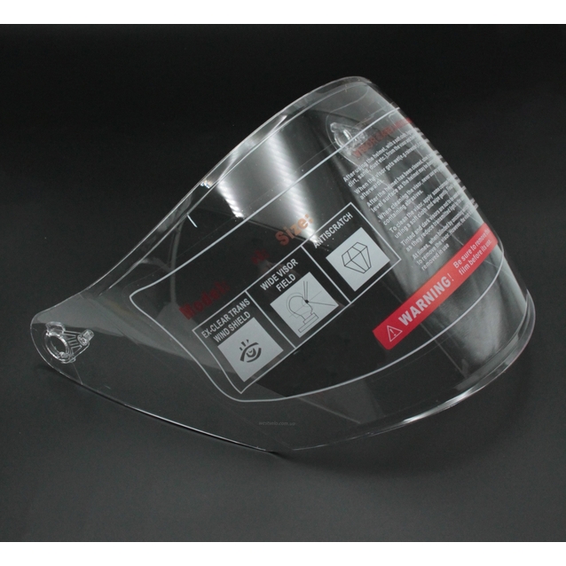 Скло мото шолома закритого "VLAND" «703» прозоре фото westvelo.com