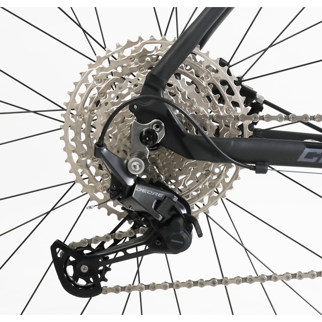 Велосипед 29 AL Corso «APEX» PX-40688 алюміній 19", (к-т SHIMANO Deore) чорно-сірий фото westvelo.com