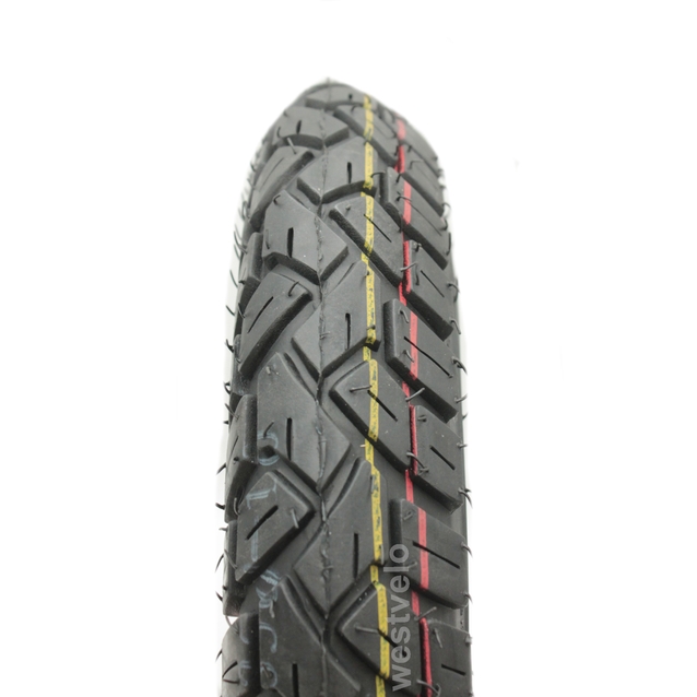 Покришка "10" 3.50-10 PERFECT (PF-124) + камера, напів-шип ТТ фото westvelo.com