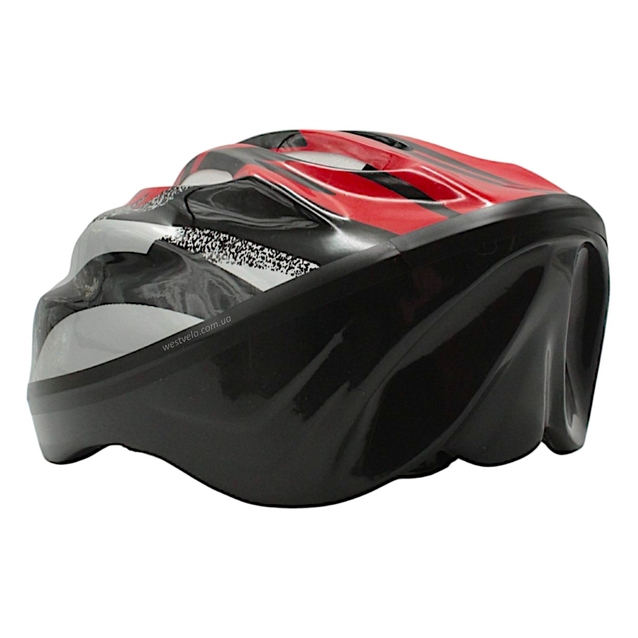 Вело шолом "TK Sport" 980 чорно-червоний фото westvelo.com