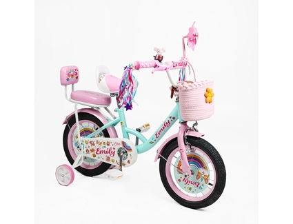 Дитячий велосипед 14 ST Corso «EMILY» ML-29014 бірюзовий