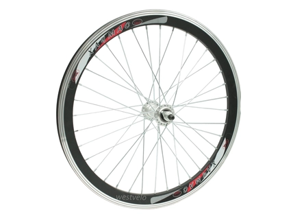 Колесо 20 перед, обід 2-ний чорний, втулка AL на промах