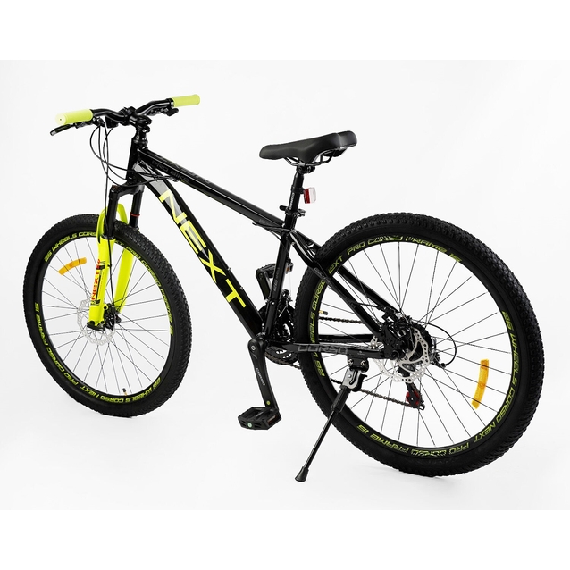 Велосипед 26 AL Corso «NEXT» NX-26167 алюміній 15", (к-т SHIMANO) чорно-жовтий фото westvelo.com