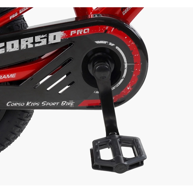 Дитячий велосипед 18 MG Corso «STREAM» SM-82769, магнієва рама, червоний фото westvelo.com