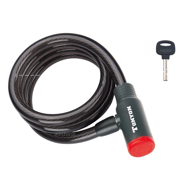 Замок на ключ TONYON 503 Ø10mm L-1500mm фото westvelo.com