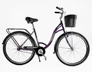 Міський велосипед 28 ST Corso «FORTUNA» FR-28077 сталь 20", темно фіолетовий2) (+к/к/б) кошик чорний фото westvelo.com