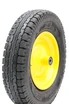 Колесо тачки "8" 4.00-8 (10PR) Ø12 без вісі. УСИЛЕНА РЕЗИНА фото westvelo.com