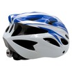 Вело шолом "TK Sport" 074 (56 см) з мигалкою, біло-синій фото westvelo.com