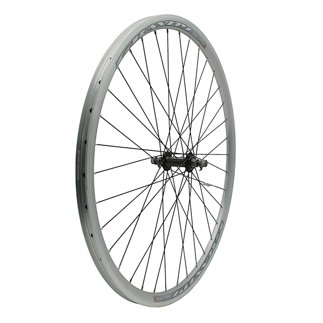 Колесо 28-29 перед, обід 2-ний сірий, втулка ST. на віночках чорна, чорна спиця фото westvelo.com