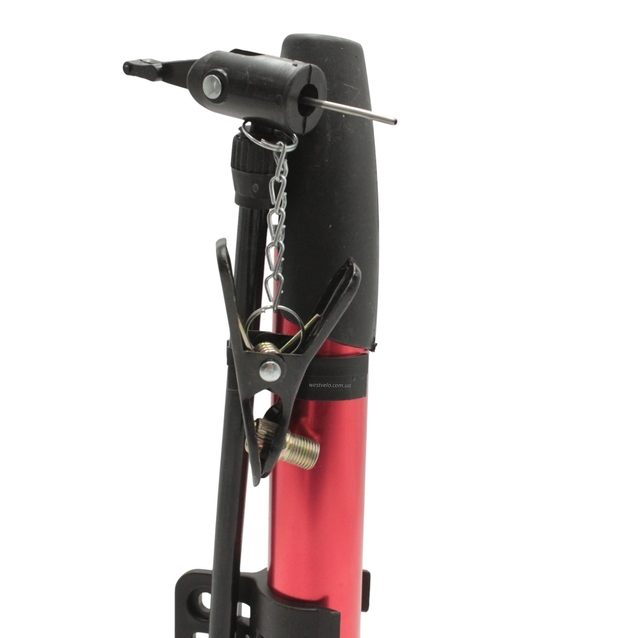Насос вело JIAKANG mini алюміній з кріпленням червоний фото westvelo.com