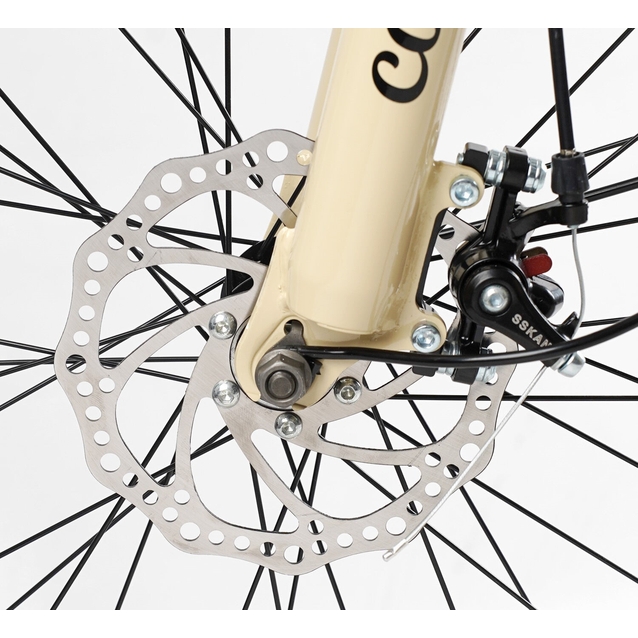 Міський велосипед 26 ST Corso «VIOLA» VL-26704 сталь 17", (к-т SHIMANO) бежевий фото westvelo.com