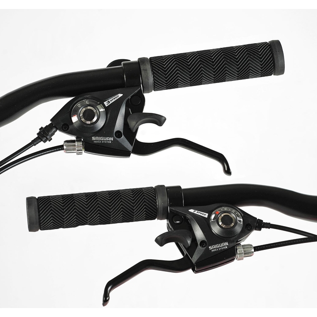 Велосипед 26 ST Corso «INTENSE» NT-26469 сталь 13", (к-т Saiguan) чорно-бірюзовий фото westvelo.com