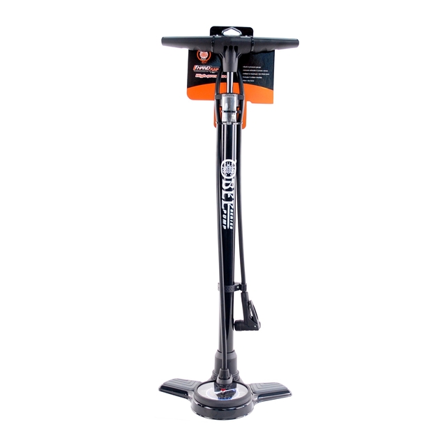 Насос авто сталевий з манометром BEE pump (P32В-07) (AV) фото westvelo.com