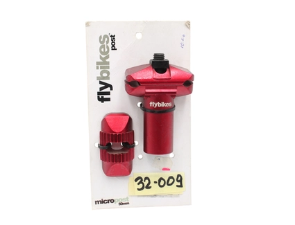 Труба сідла BMX Ø25.4 мм алюміній, L-50мм, Flybikes Micropost (кр-ння Pivotal) (Тайвань) червона