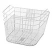 Кошик металевий косий, сітка-дріт, білий фото westvelo.com