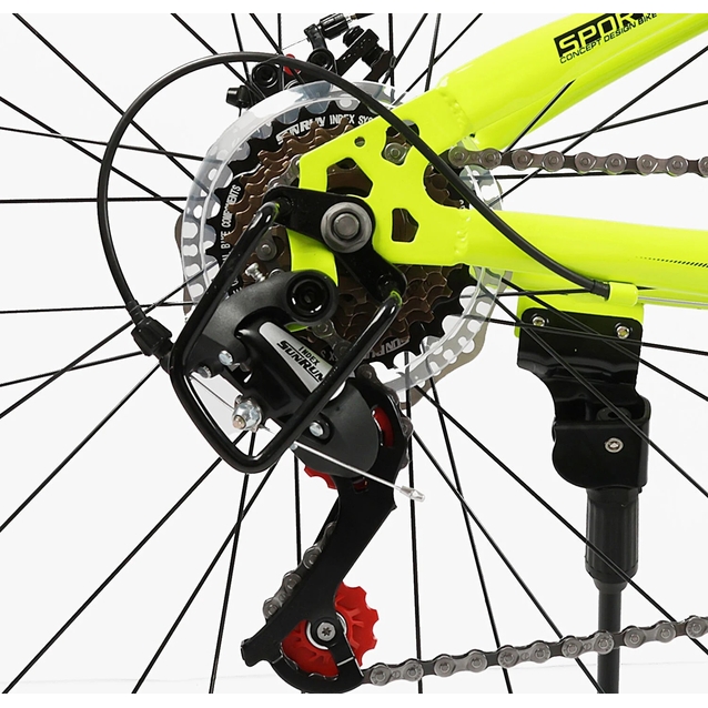 Велосипед 26 ST Corso «PHANTOM» PH-26183 сталь 13", (к-т SunRun) жовтий фото westvelo.com