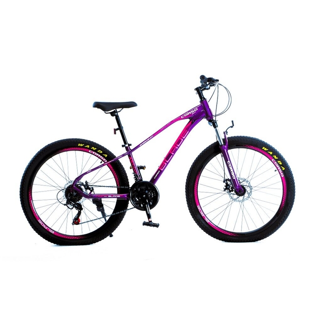 Велосипед 26 AL Corso «BLADE» BL-26646 алюміній 13", (к-т SHIMANO) фіолетовий фото westvelo.com