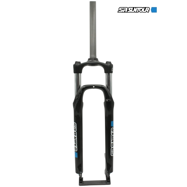 Вилка 27.5 аморт. безрізьб. SR SUNTOUR (SF18-XCE 28-DS) Ø28.6mm (1-1/8) disk AL шток L-255mm.чорна.хід: 100мм фото westvelo.com