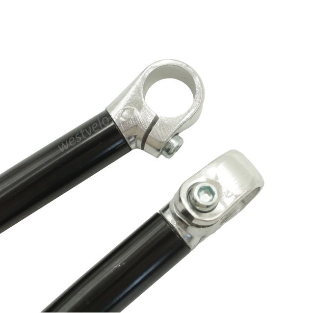 Роги руля алюміній чорні фото westvelo.com