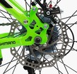 Велосипед 26 ST Corso «REND» RD-11320 сталь 15", (к-т SHIMANO) чорно-салатовий фото westvelo.com