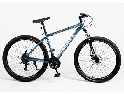 Велосипед 29 AL Corso «DARK-X» DX-29201 алюміній 19", (к-т SHIMANO) синій