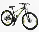 Велосипед 26 AL Corso «BLADE» BD-26204 алюміній 13", (к-т SHIMANO) чорно-салатовий фото westvelo.com